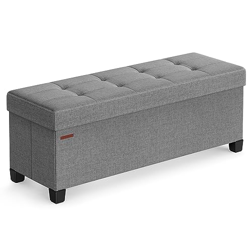 Ottoman with Storage for Bedroom, 15 x 43.3 x 15.7 Inches